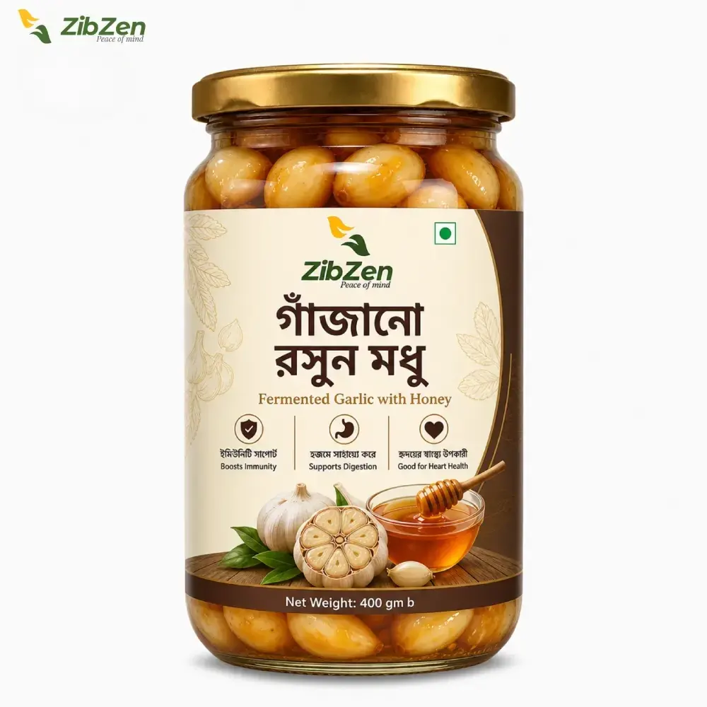 গাজানো রসুন মধুর জাদুকরী মিশ্রণ: প্রাকৃতিক অ্যান্টিবায়োটিক ও রোগ প্রতিরোধ