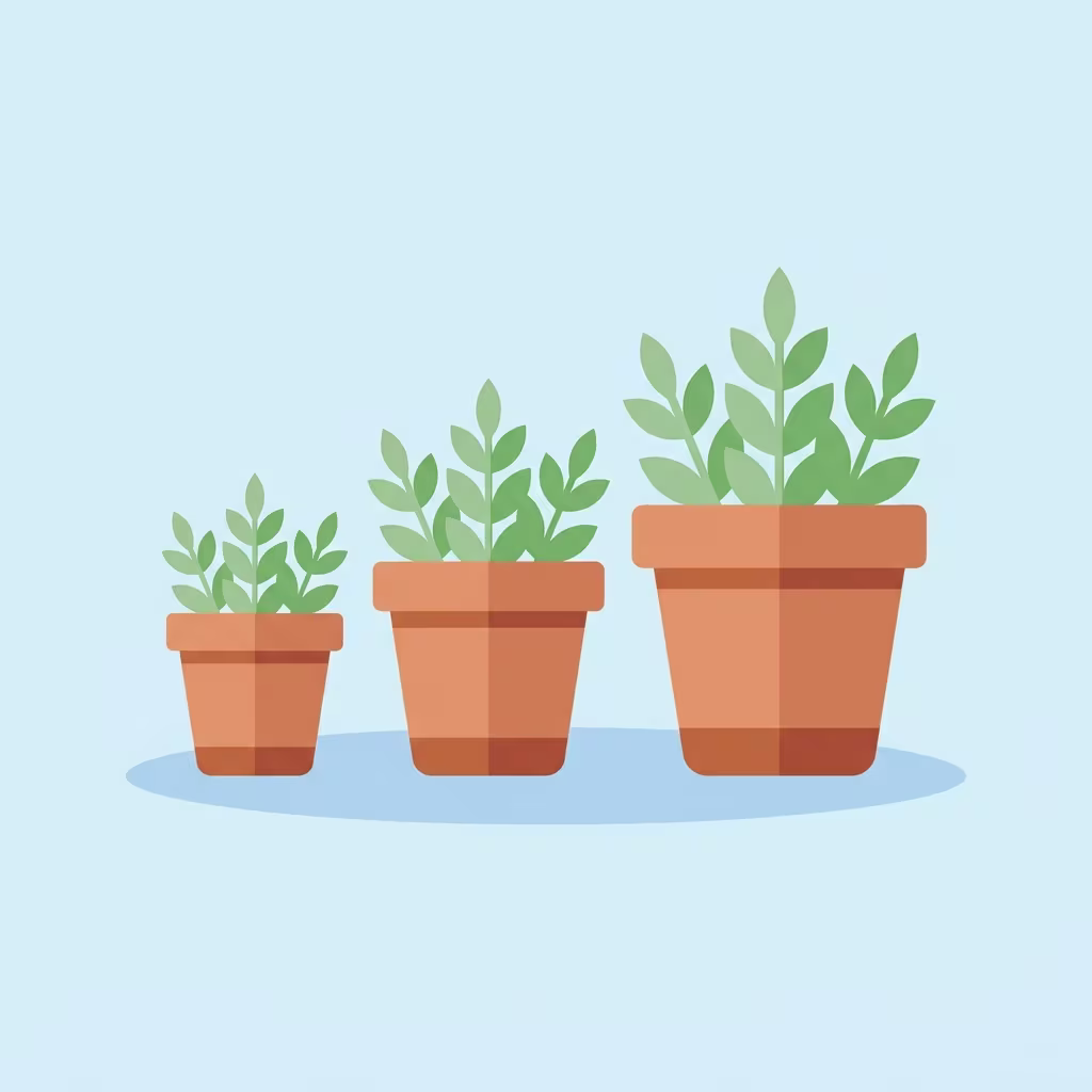 Terracotta Plant Pot Set